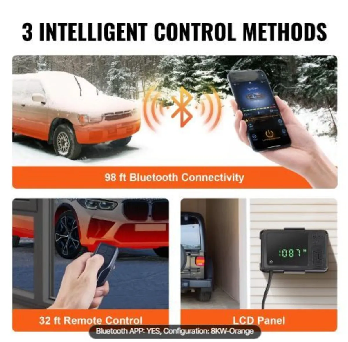 Bluetooth App Control Diesel Air Heater, 12V 5-8K - Image 4