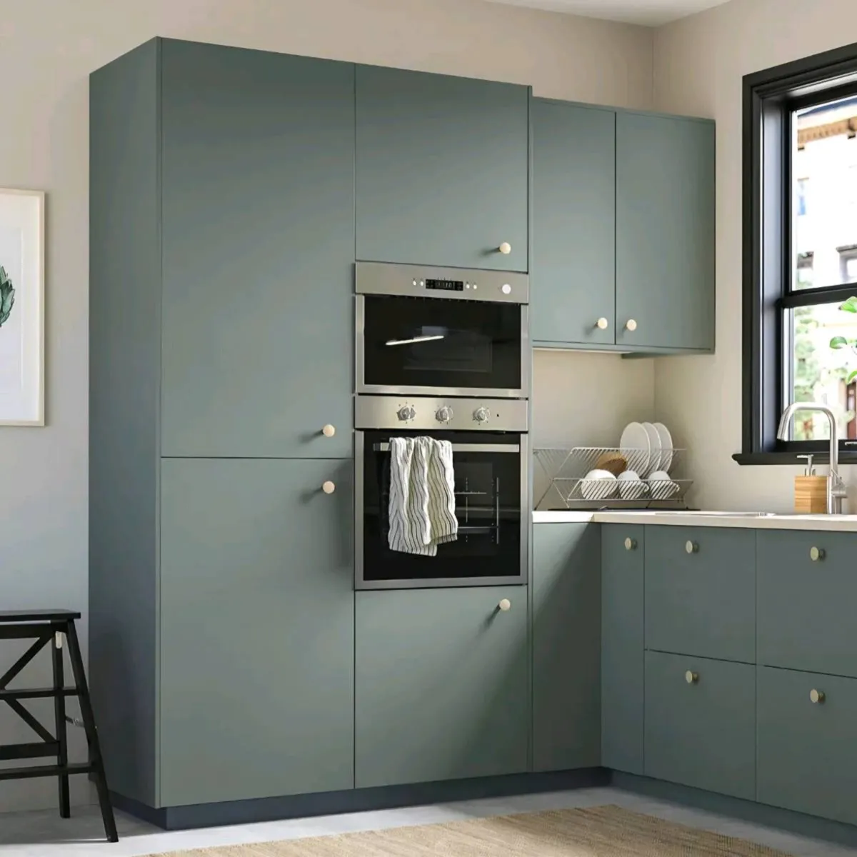 IKEA BODARP Grey-Green Cover Panel 240x62cm - Image 3