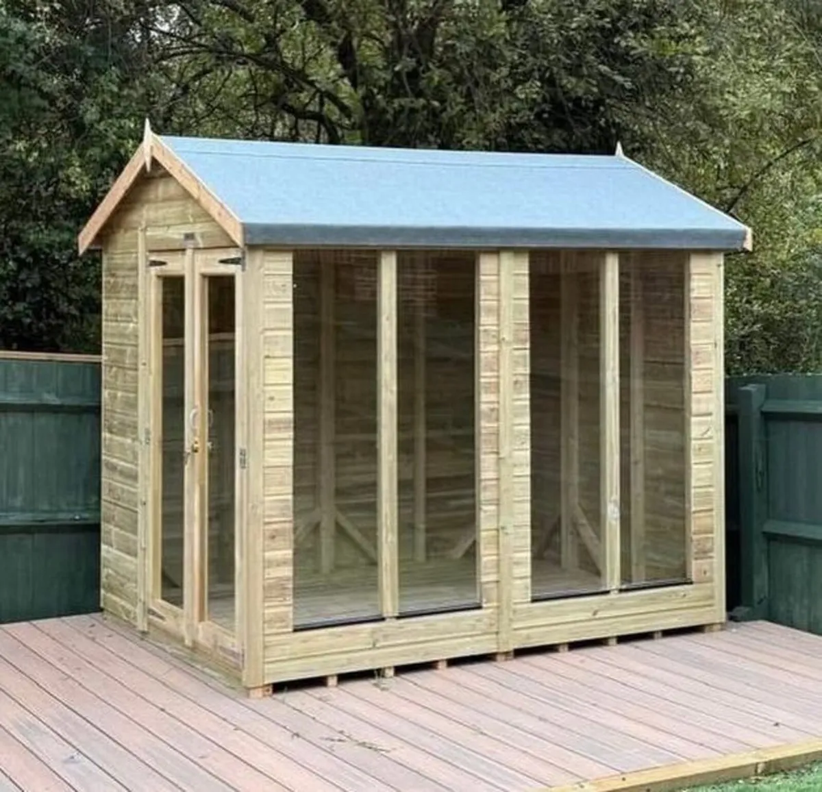 🏡 8x6 COOLA PREMIUM APEX SUMMERHOUSE – IN STOCK - Image 3