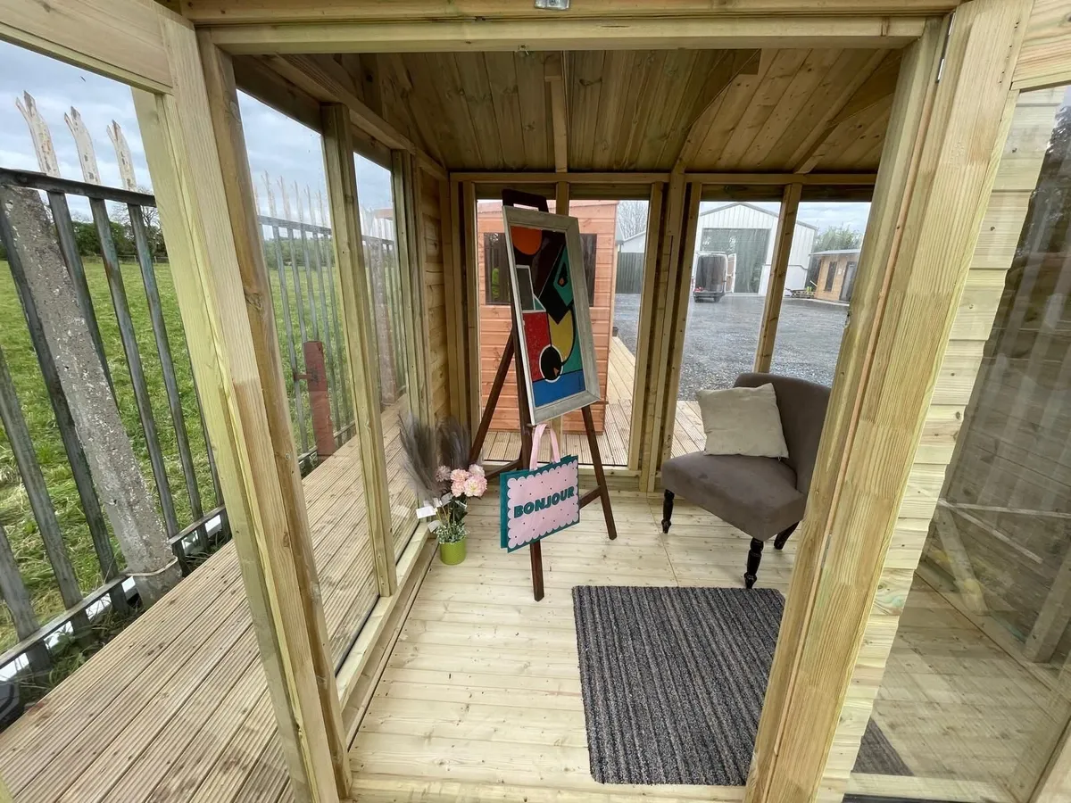 🏡 8x6 COOLA PREMIUM APEX SUMMERHOUSE – IN STOCK - Image 4