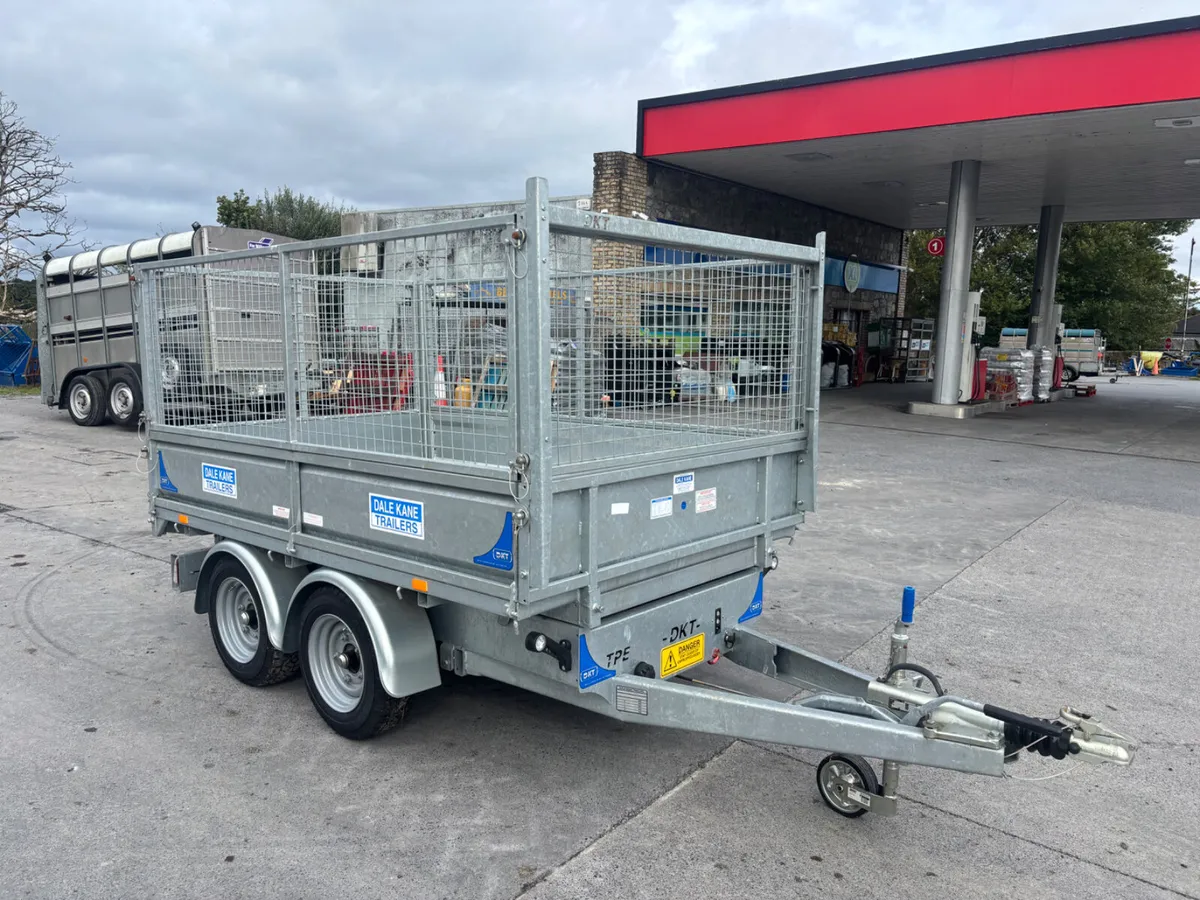 new dale kane 8ft tipping trailer with mesh - Image 2