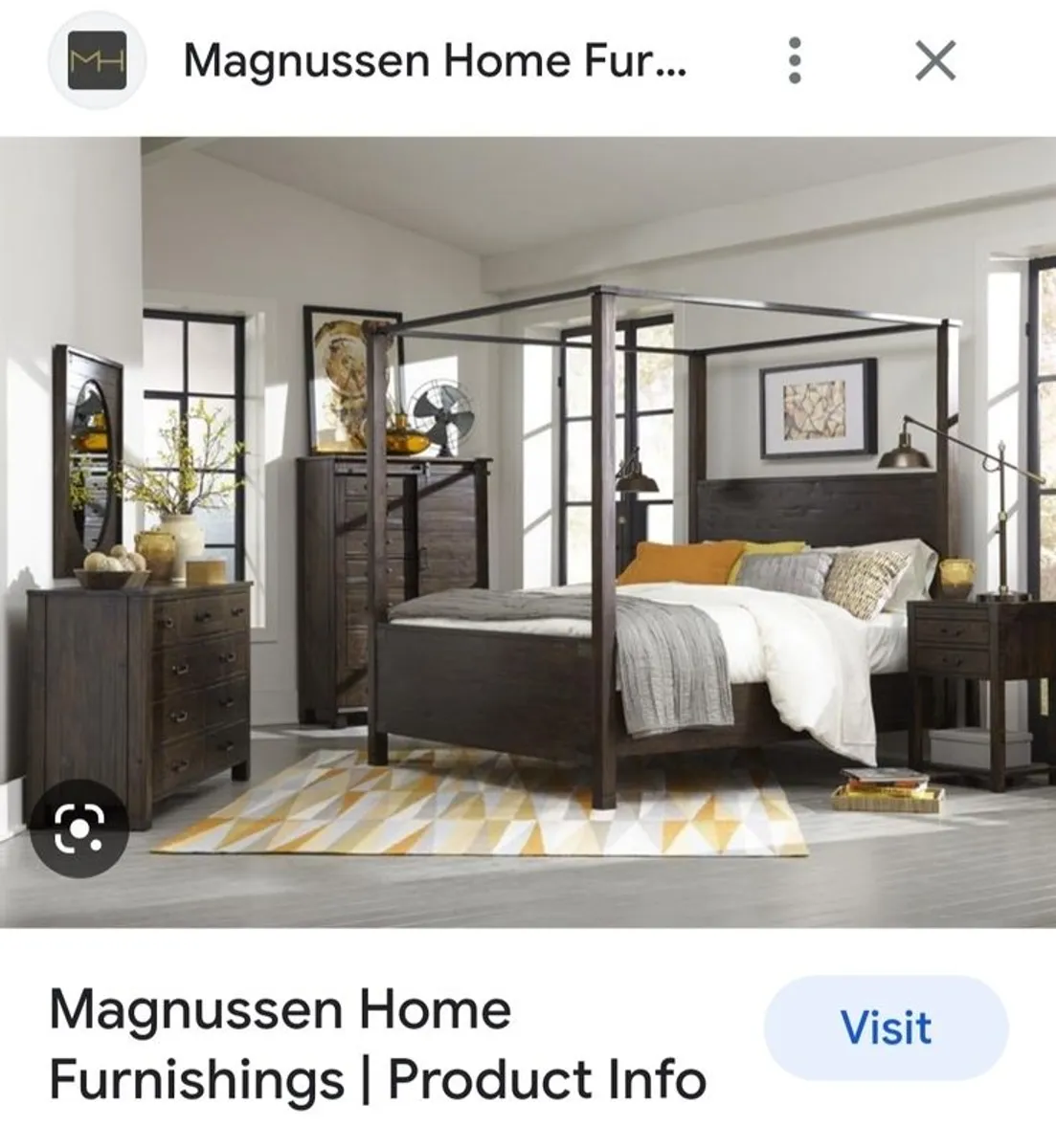 Mangussen four poster bed - Image 3