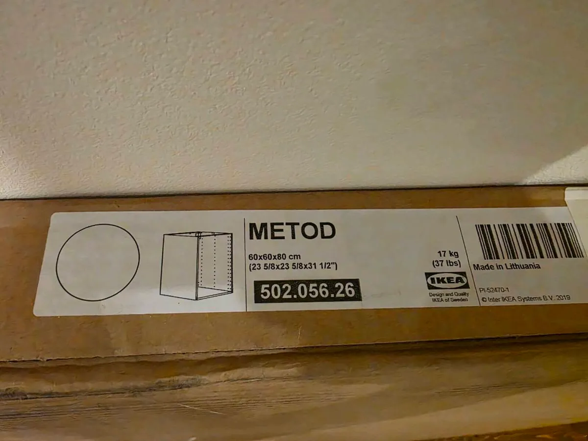 IKEA METOD Base Kitchen Cabinet 60x60x80cm - Image 1