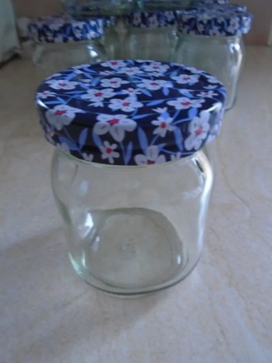 12 Jam jars, Glass jars, Kitchen - Image 2