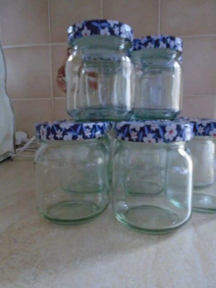 12 Jam jars, Glass jars, Kitchen - Image 1