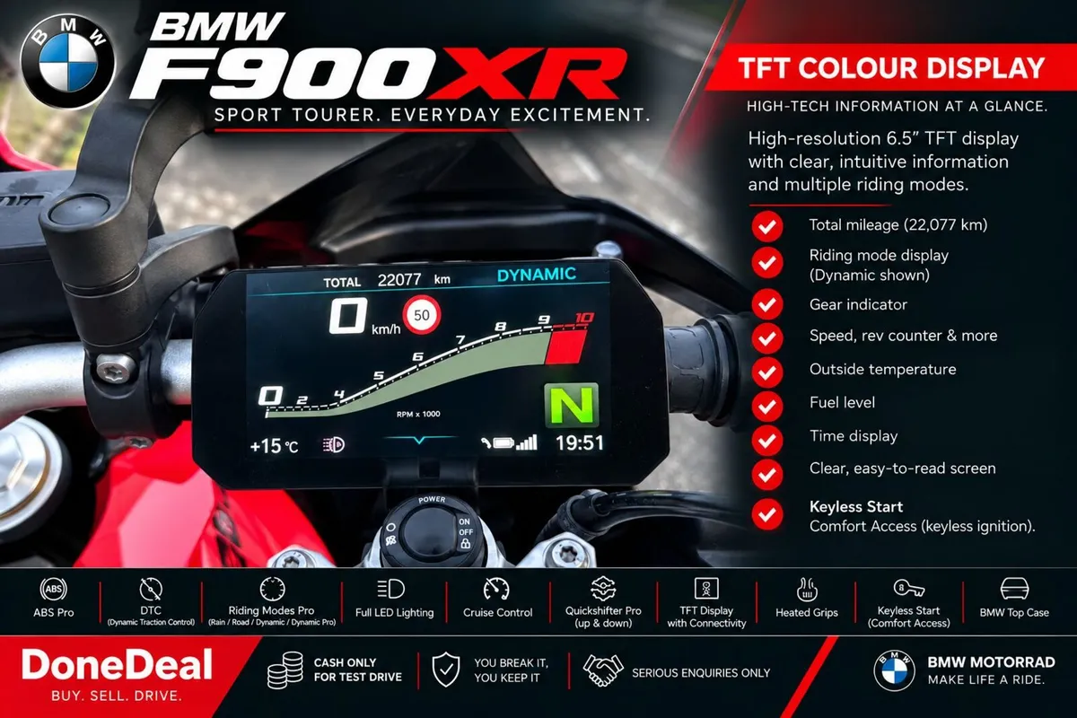 2022  F 900 XR – Fully Loaded – Full BMW History - Image 2