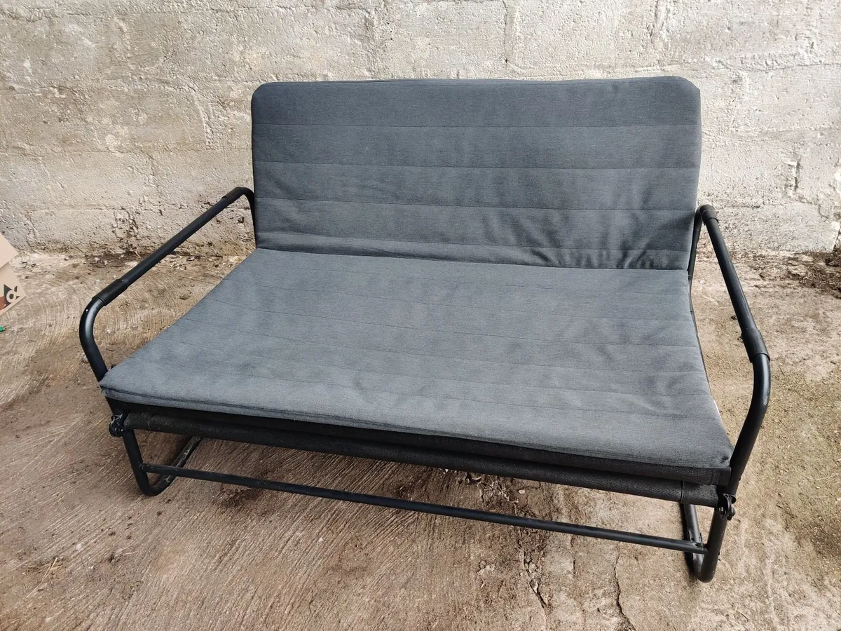 2 seater foldable sofa bed - Image 1