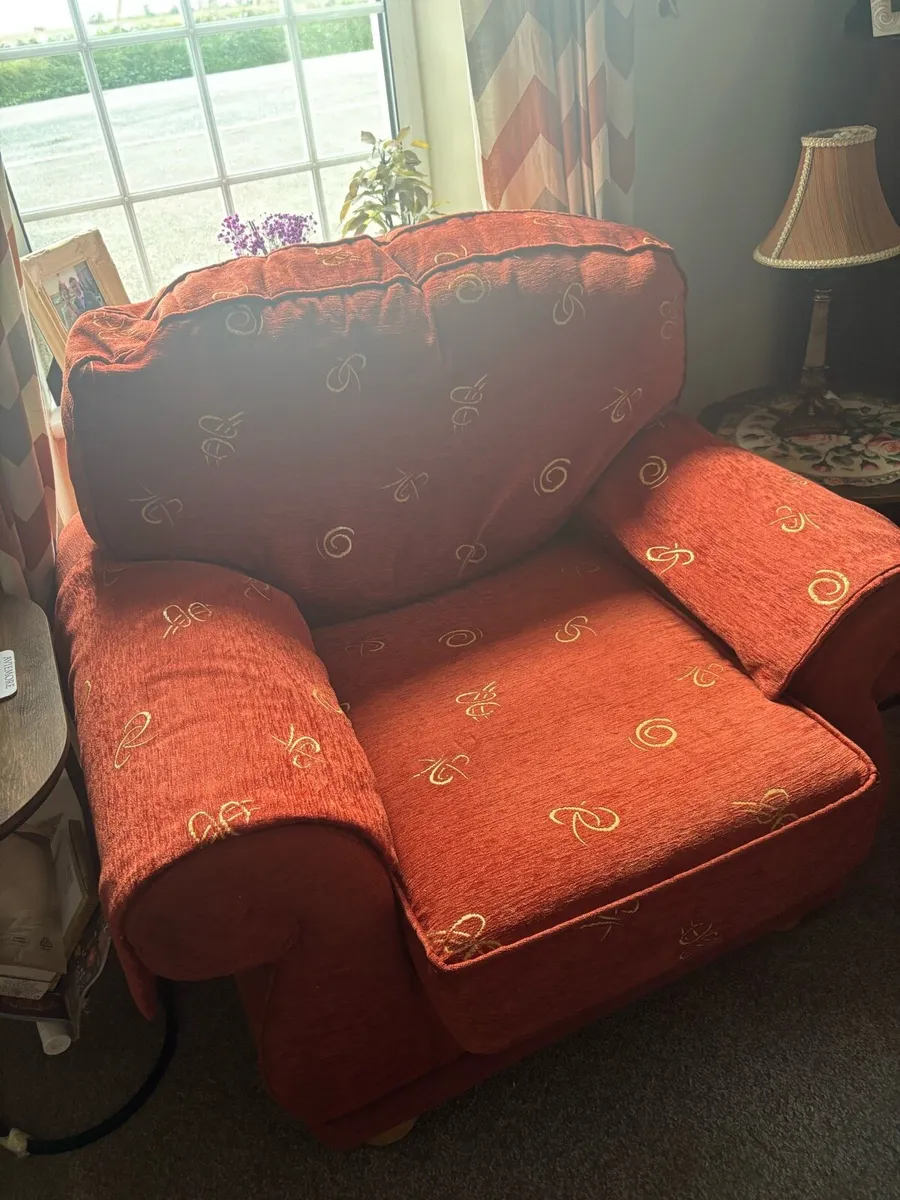 Couch 3 seater 2 seater 1 seater - Image 1