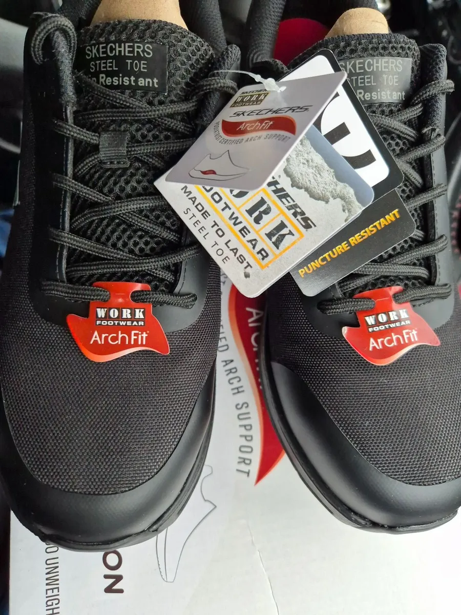 Skechers Work Arch Fit, Safety Trainers, NEW - Image 3