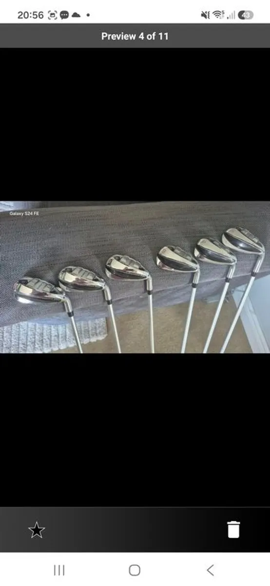 Cobra  Graphite Ladies  irons 6 ClubdRH - Image 3