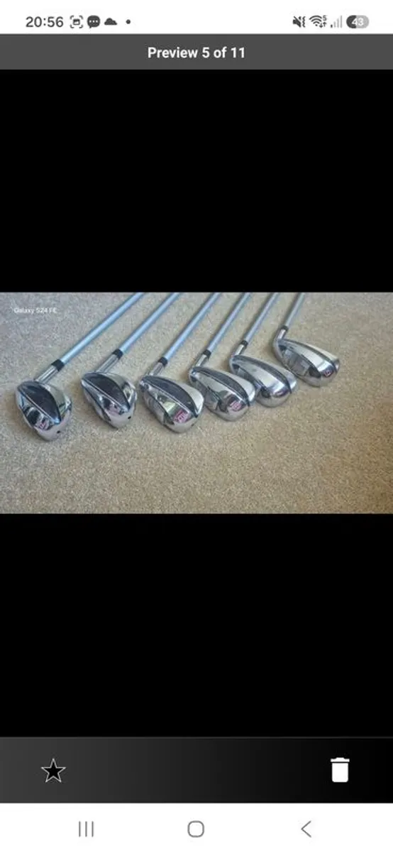Cobra  Graphite Ladies  irons 6 ClubdRH - Image 4