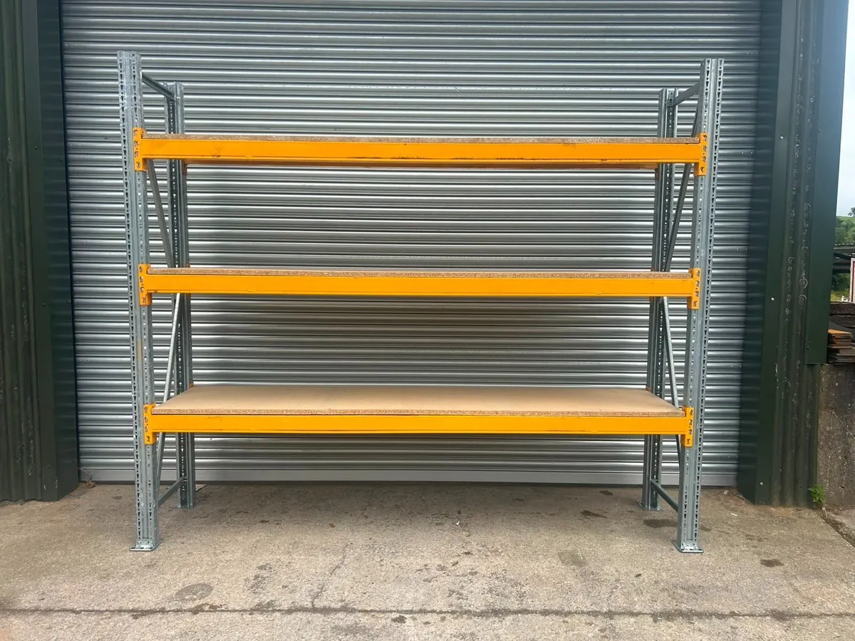 Heavy duty garage longspan shelving - Image 2