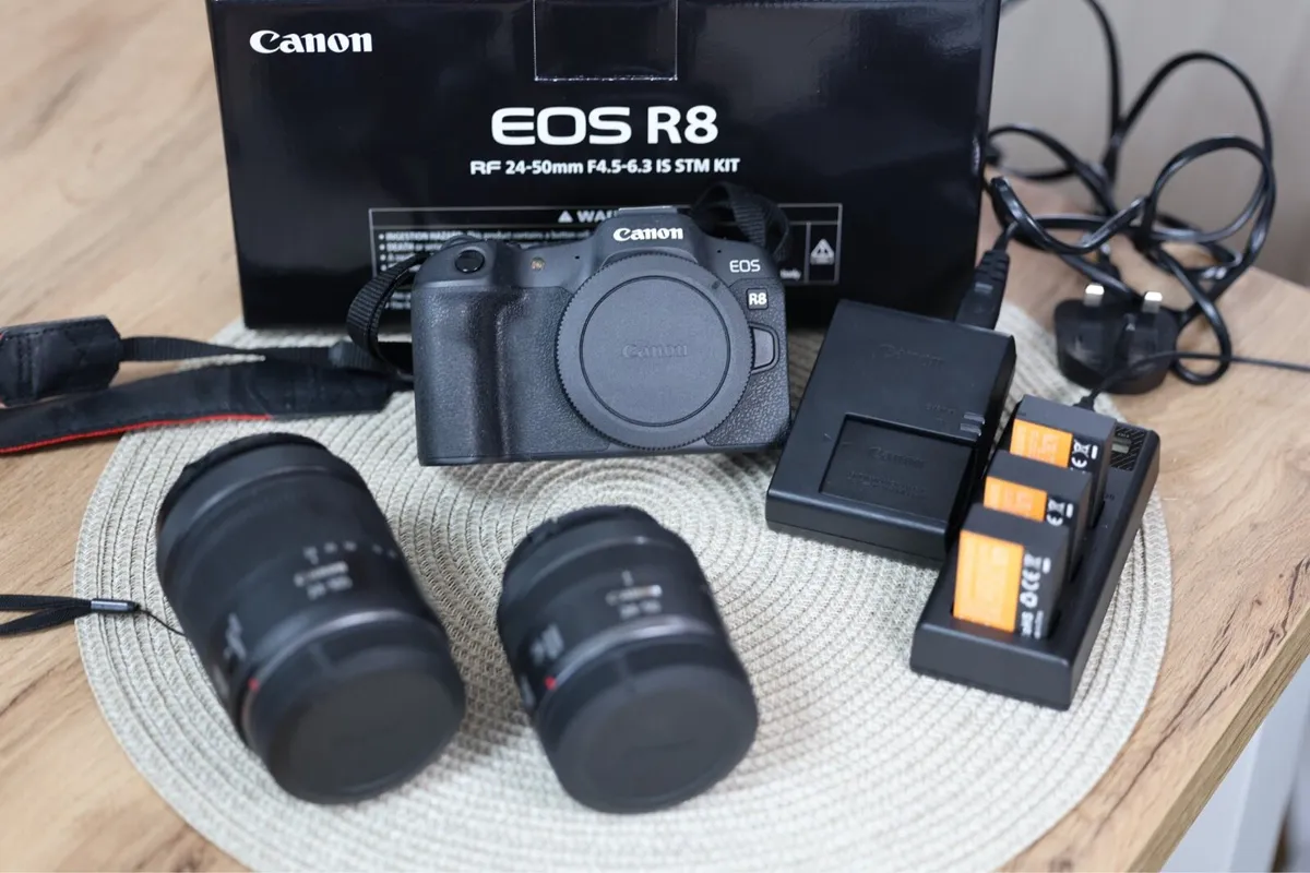 Canon EOS R8 Full Frame Mirrorless Camera Bundle - Image 4