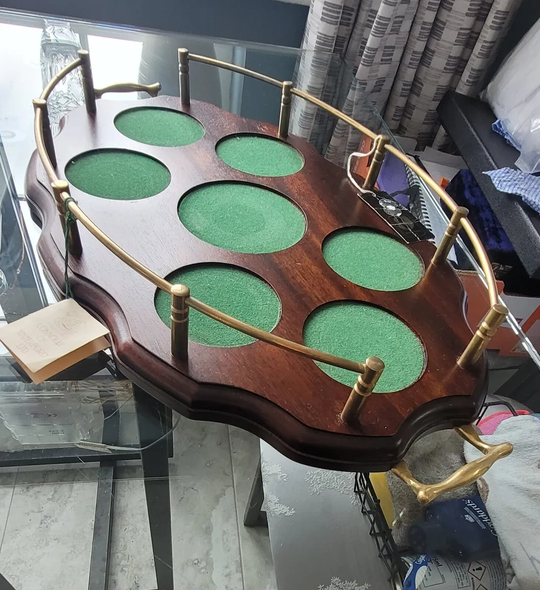 Mahogany Drinks Tray - Image 2