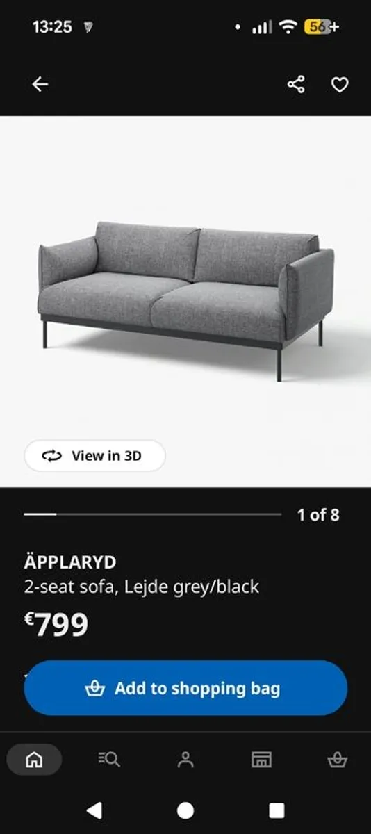 grey sofa couch - Image 3