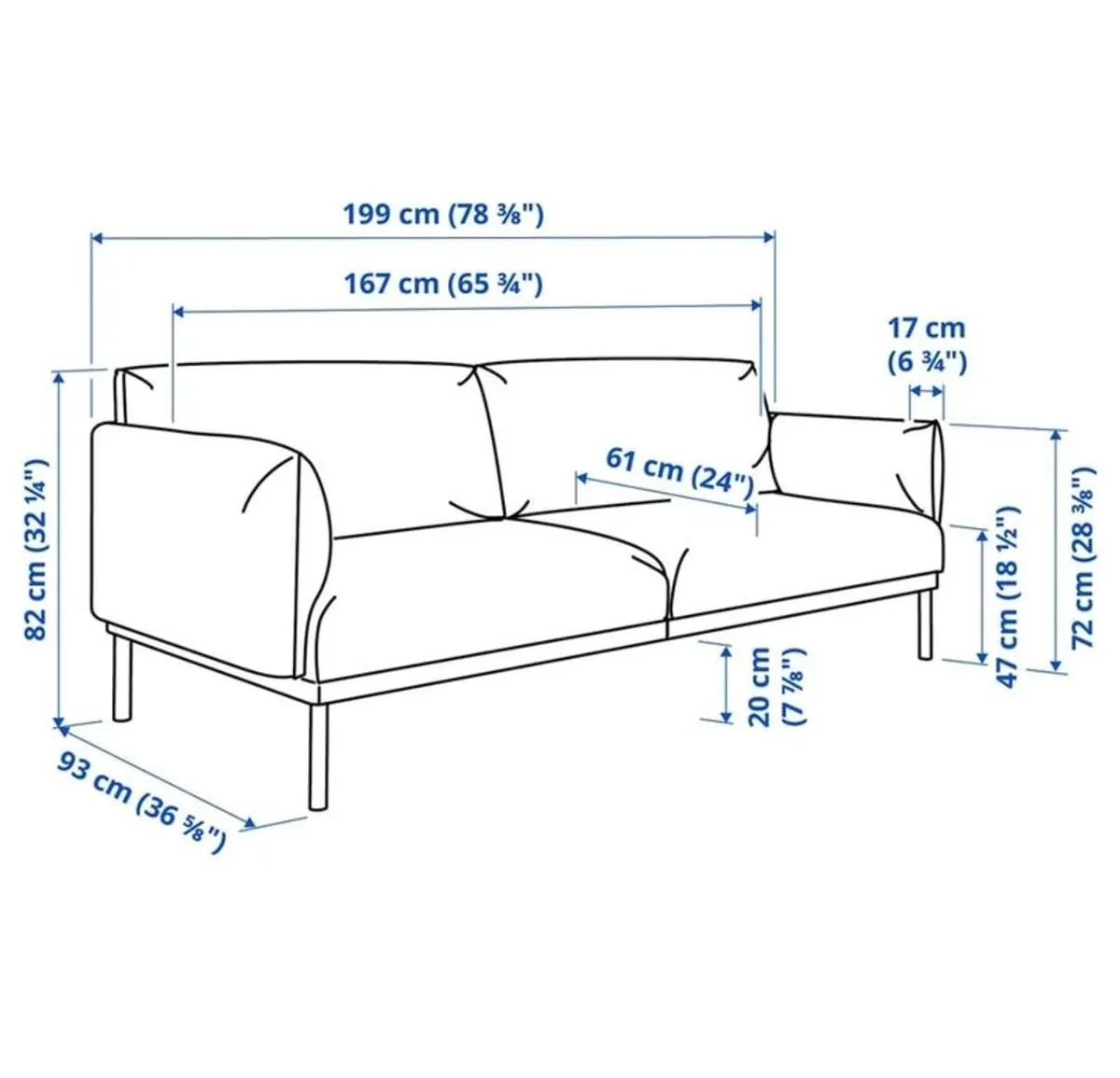 grey sofa couch - Image 4