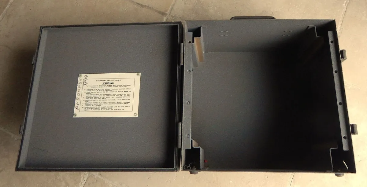Vintage Heavy Duty Metal Storage Box - Image 4