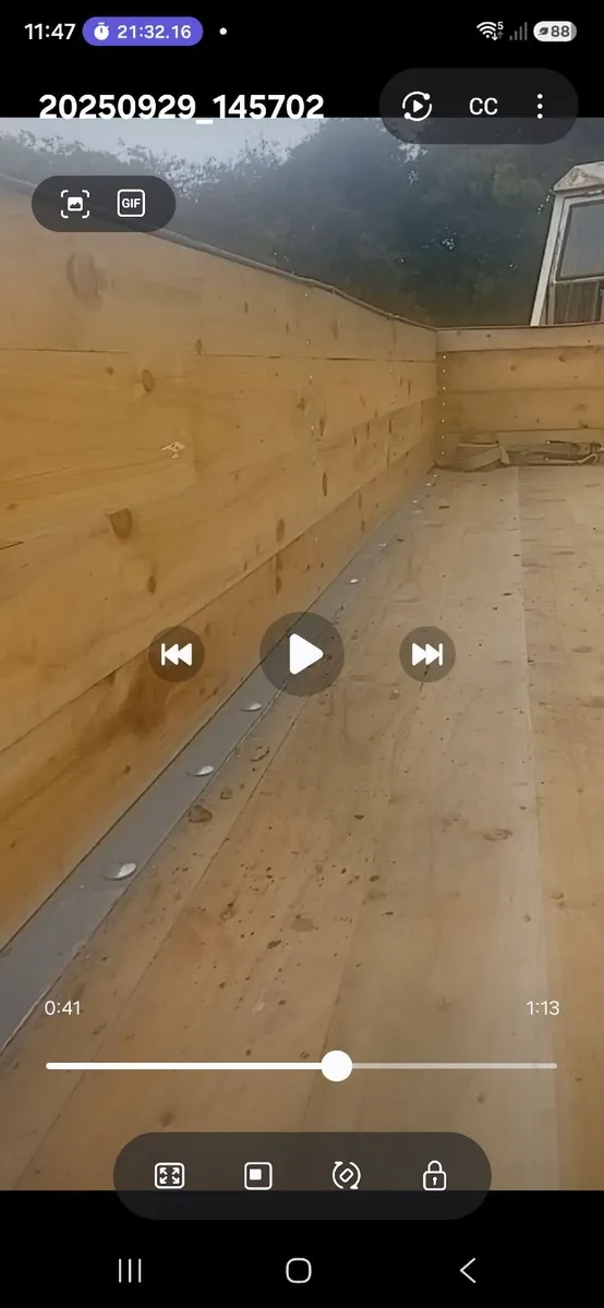 Tipping trailer 13ft x 7ft 8inch - Image 3