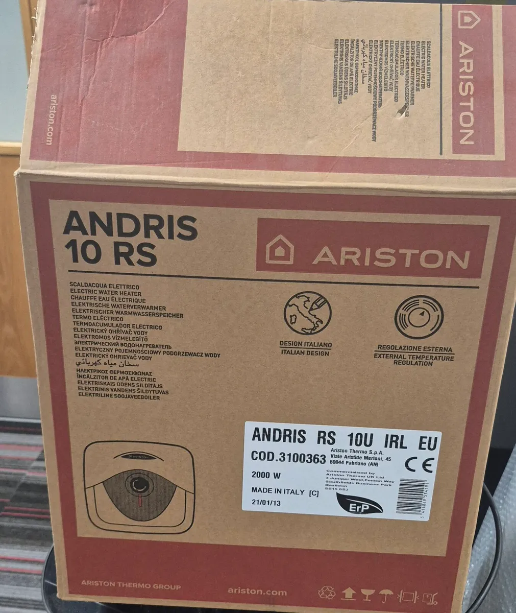 Electric water heater ( Ariston Andris 10 RS ) - Image 1