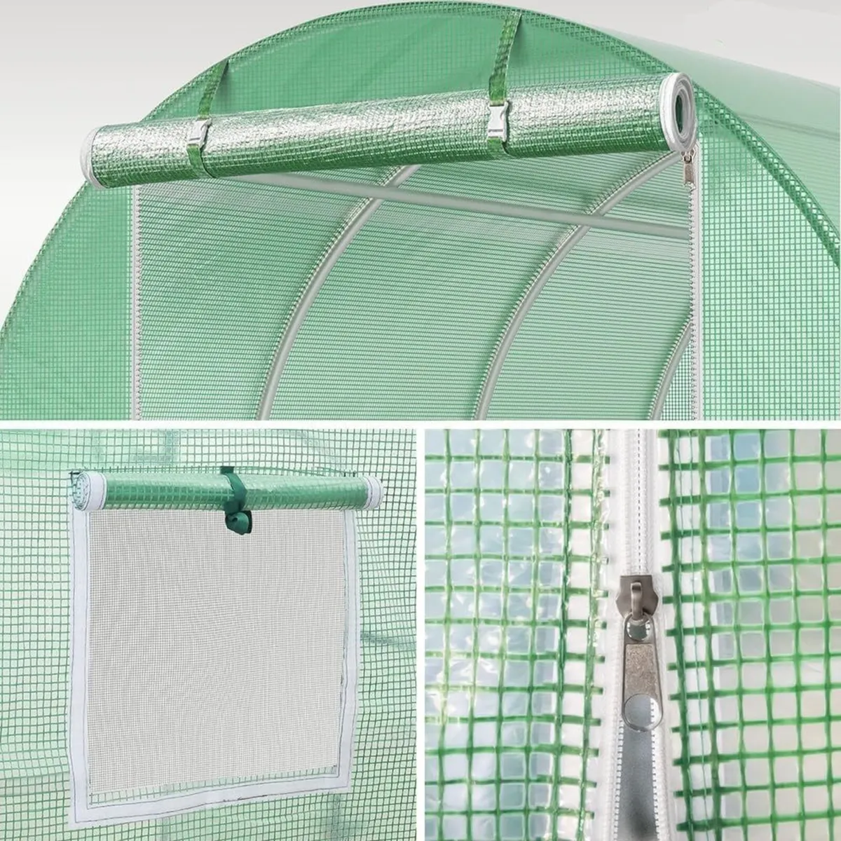 Greenhouse 12m² Polytunnel 4x3x2m Garden Tent - Image 3