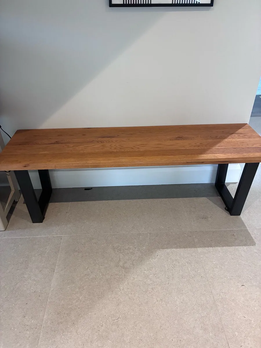 Wooden bench (part of kitchen set) - Image 1