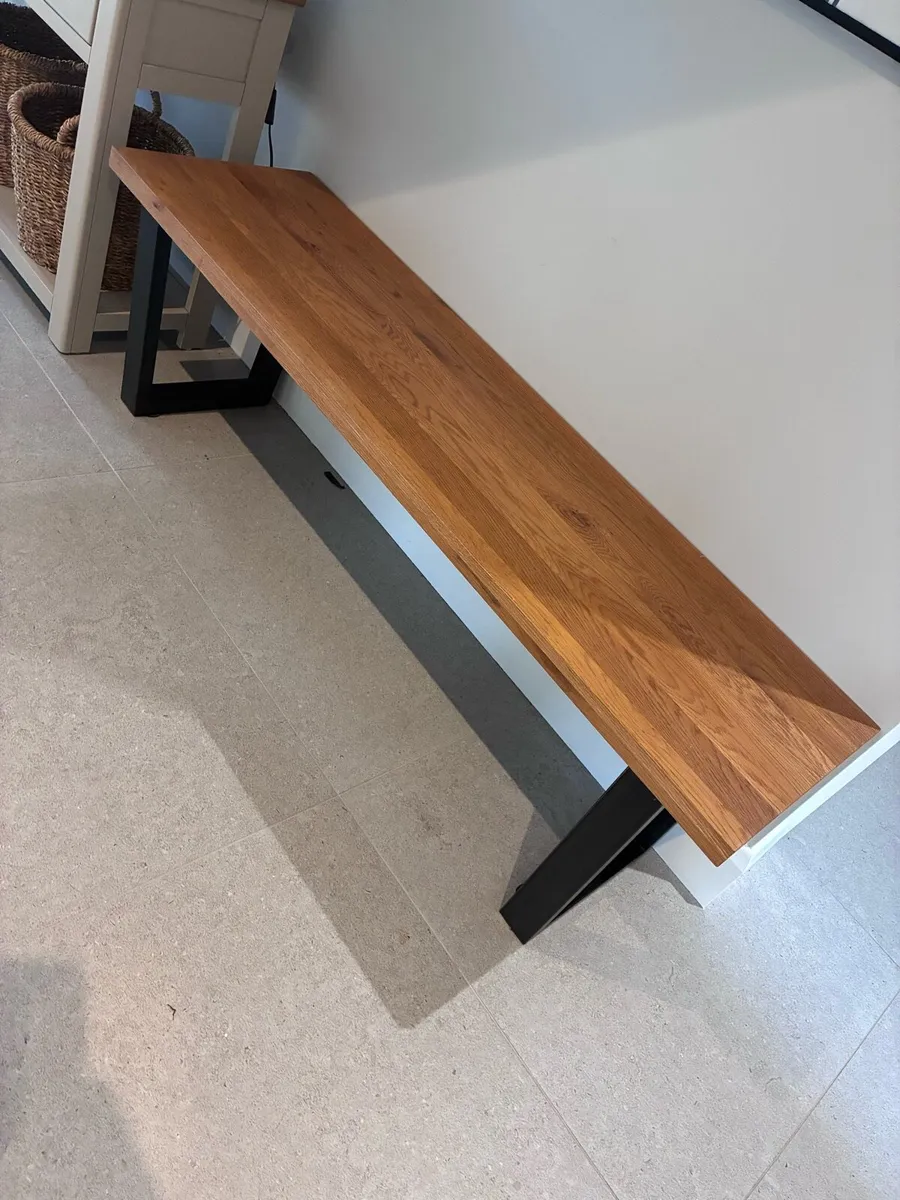 Wooden bench (part of kitchen set) - Image 2