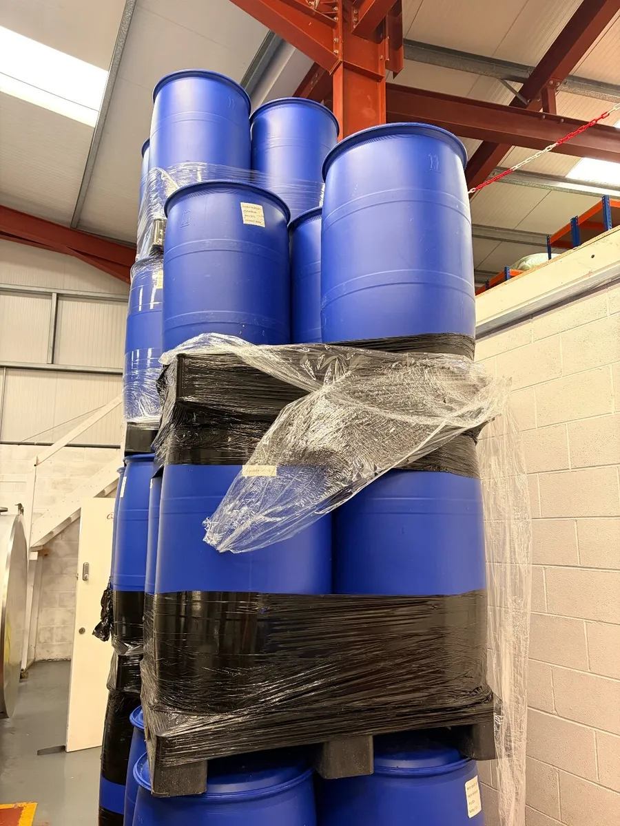 210L Food Grade Blue Plastic Drums – 36 Available - Image 1