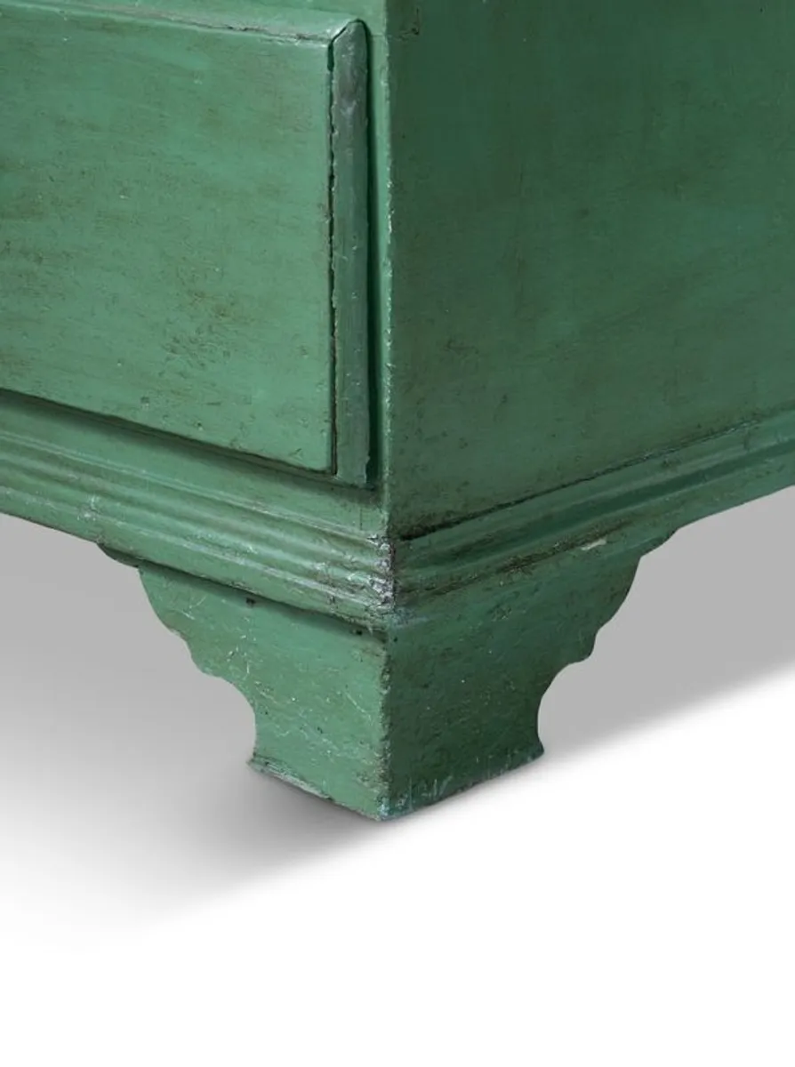 A Green Painted Pinewood Marriage Ches - Image 2