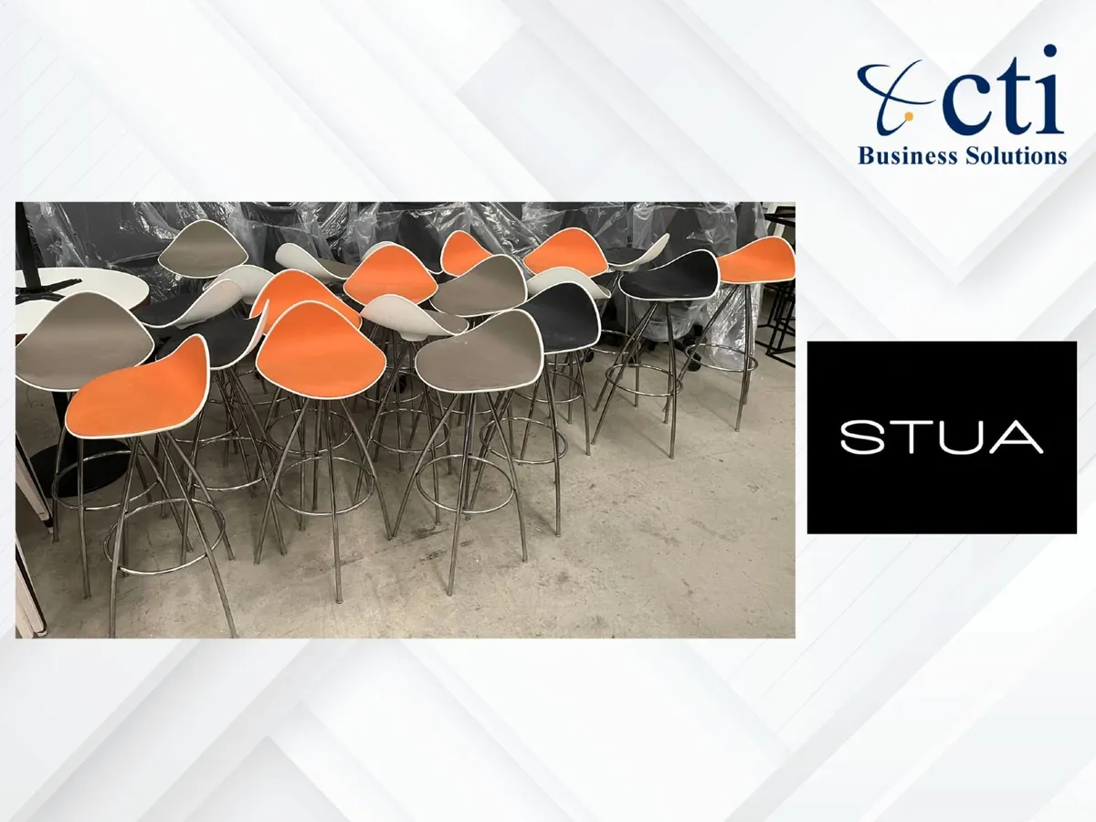 21 x "Stua Onda" Canteen Stools - Grade A - Image 2