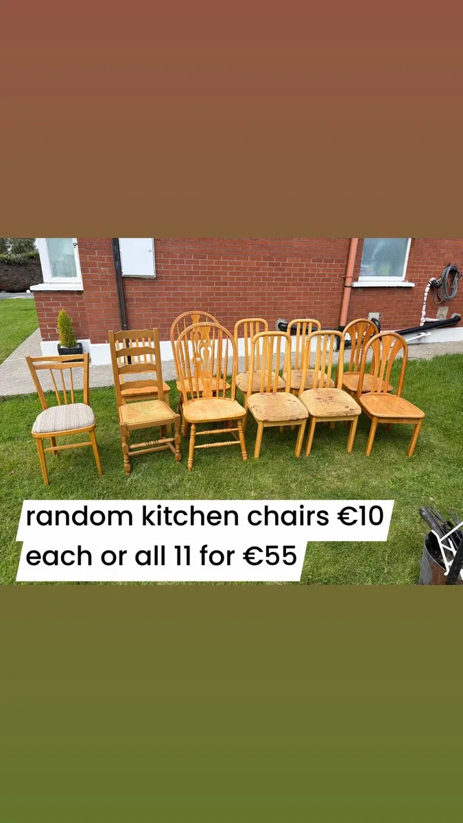 random kitchen chairs bundle - Image 1