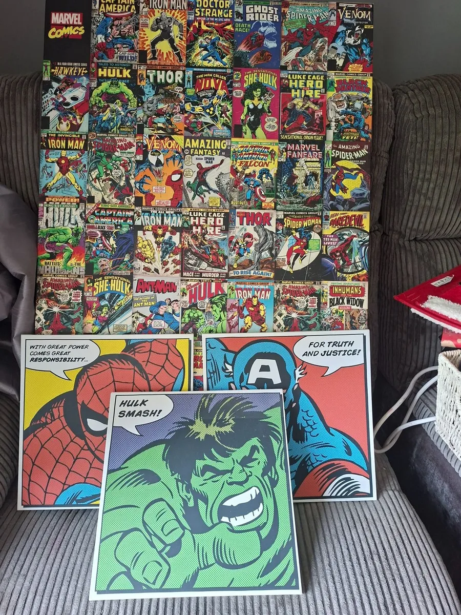 Marvel canvases