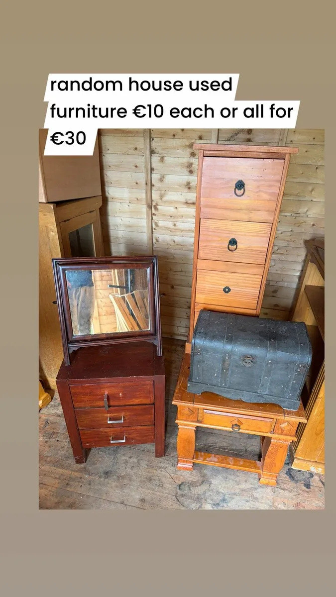 house clear out furniture €10 each - Image 1