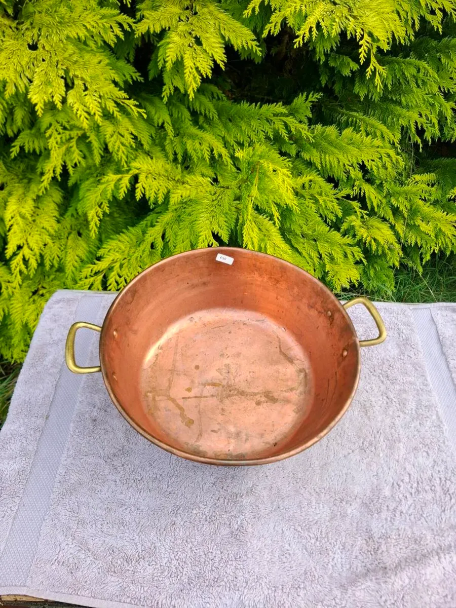By post only copper pot - Image 1