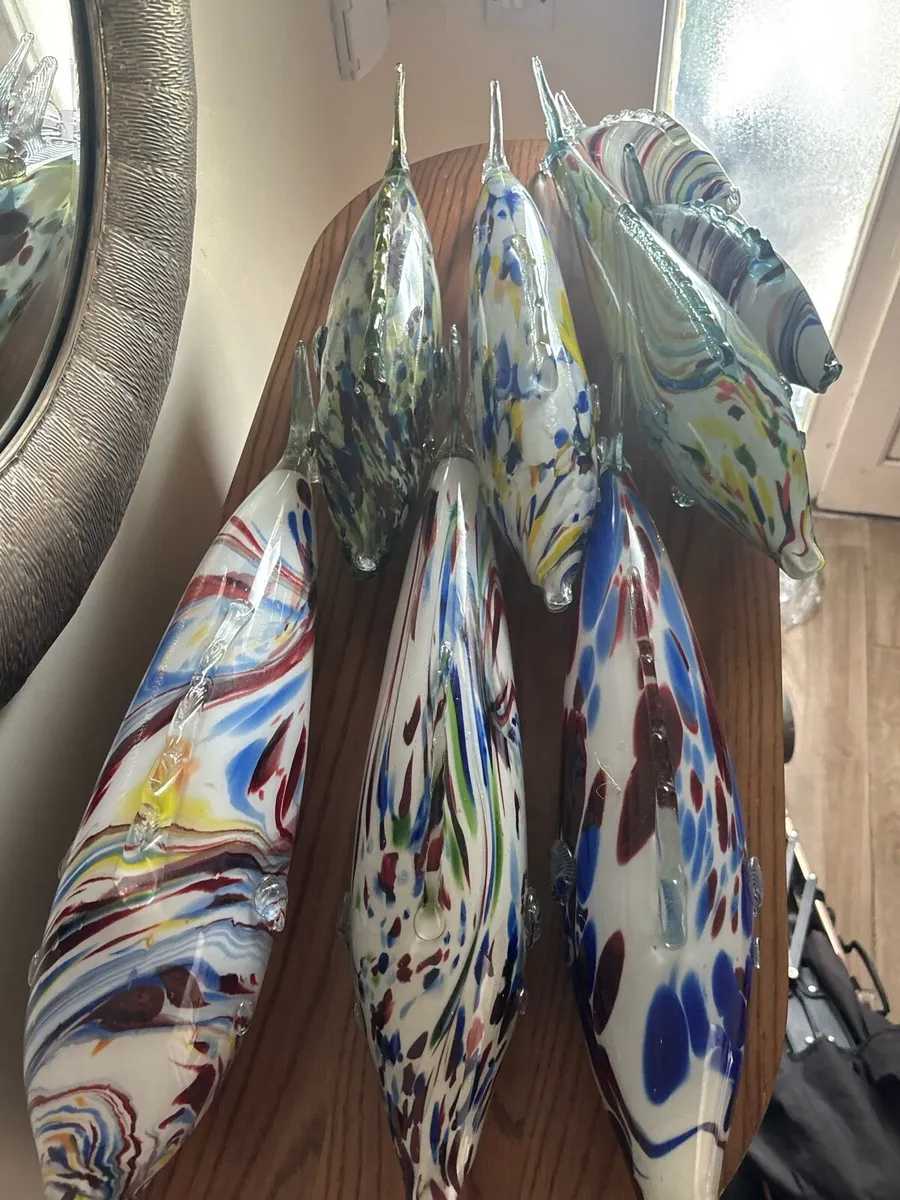 Murano style glass fish - Image 1