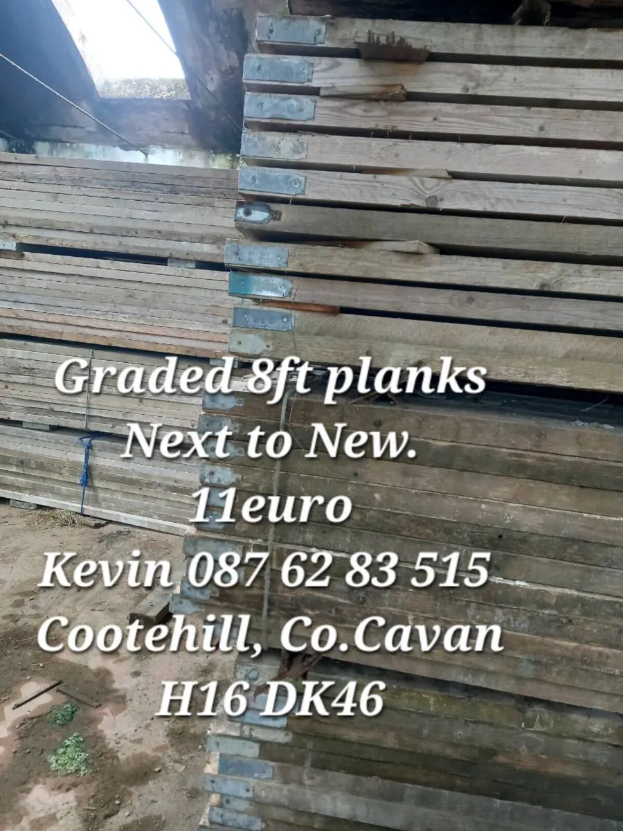 New to new 8ft scaffolding planks 11euro - Image 2