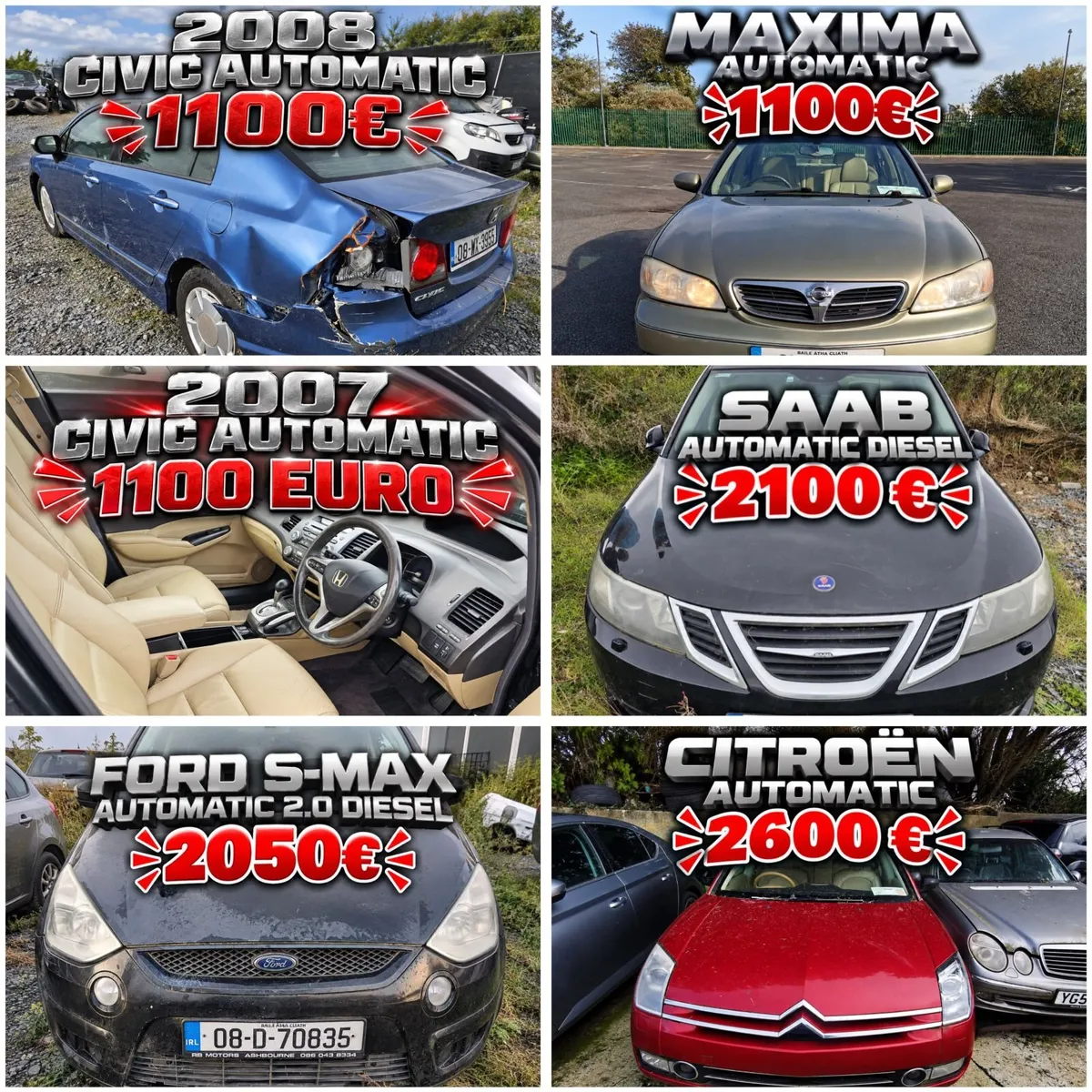 AUTOMATIC CARS FOR SALE