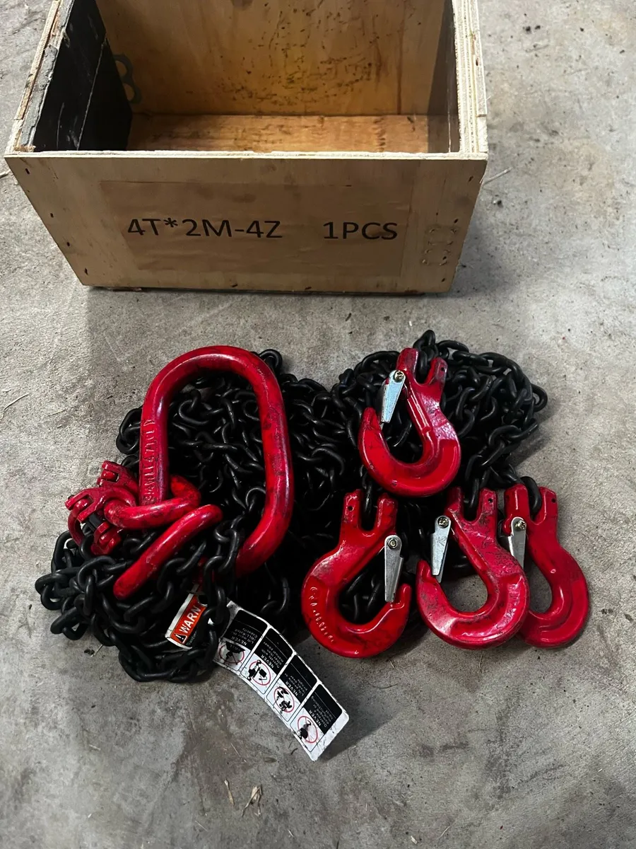 NEW Lifting chain 4 Leg 4 meter 2 tonne