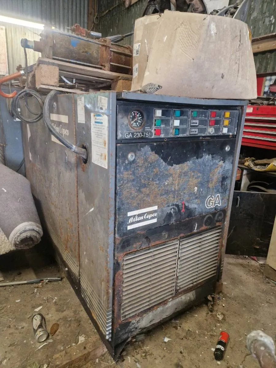 Stainless steel tanks ,air compressor, forklift - Image 2