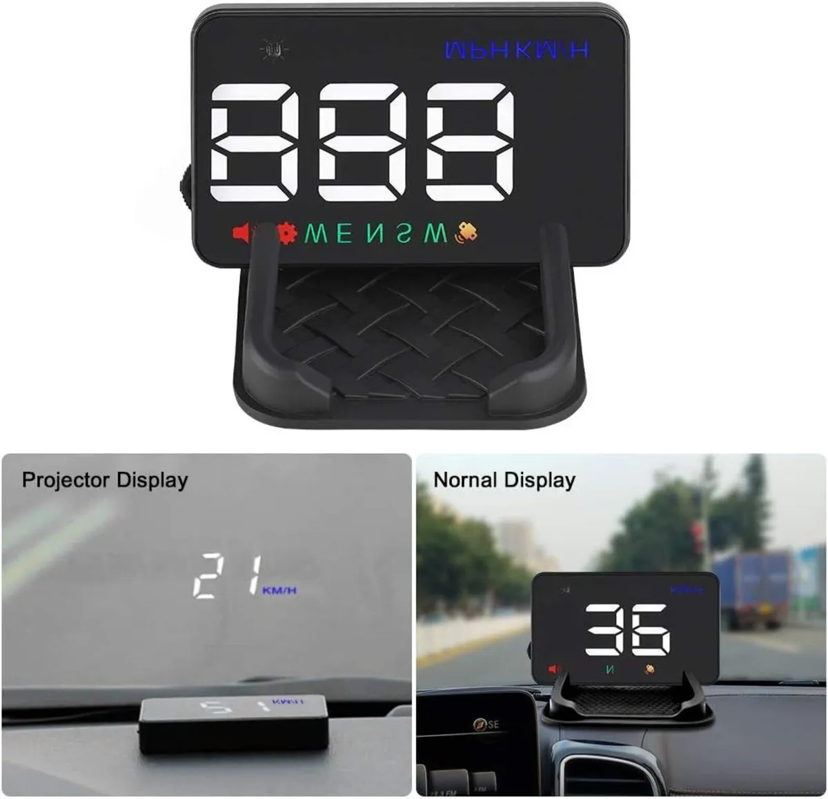 Large Font GPS Speed Display for Windshield - Image 3