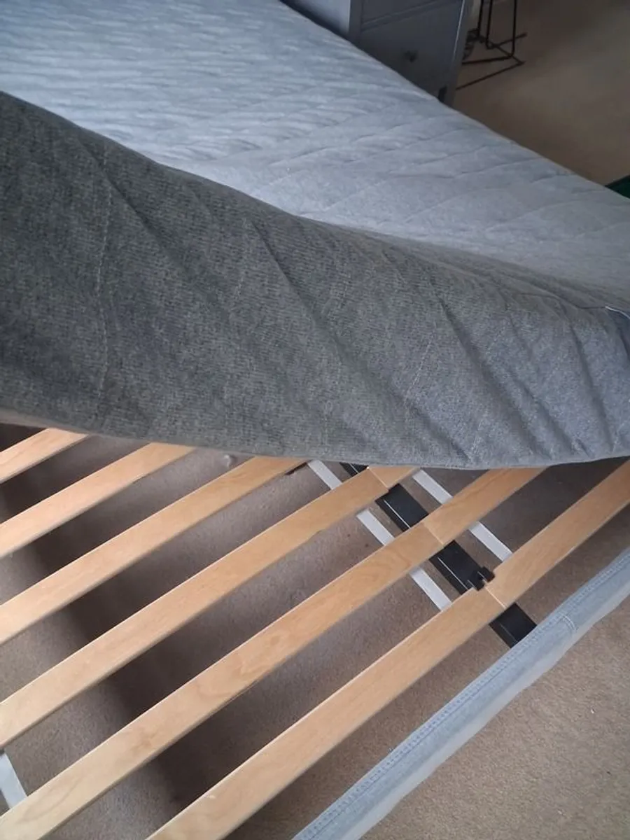 IKEA Double Bed and mattress (washable cover) - Image 2