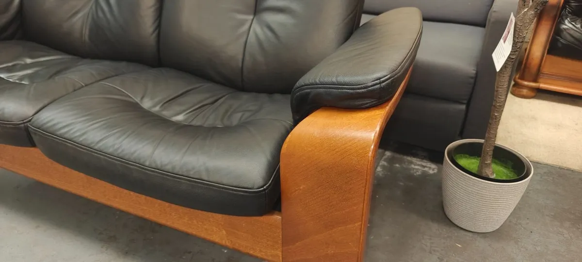 Ekornes Stressless 2 Seater Recliner Sofa - Image 4