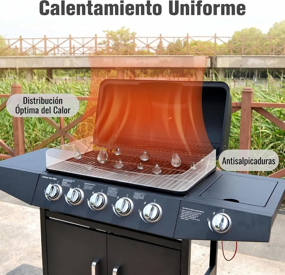 Pro Deluxe 7-Burner Gas BBQ Grill - Image 4