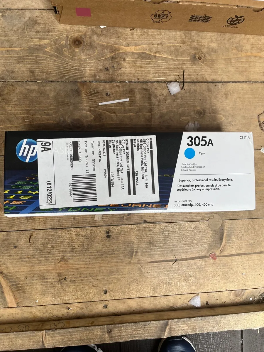 HP CE411A Cyan  305A Ink Toner - Image 2