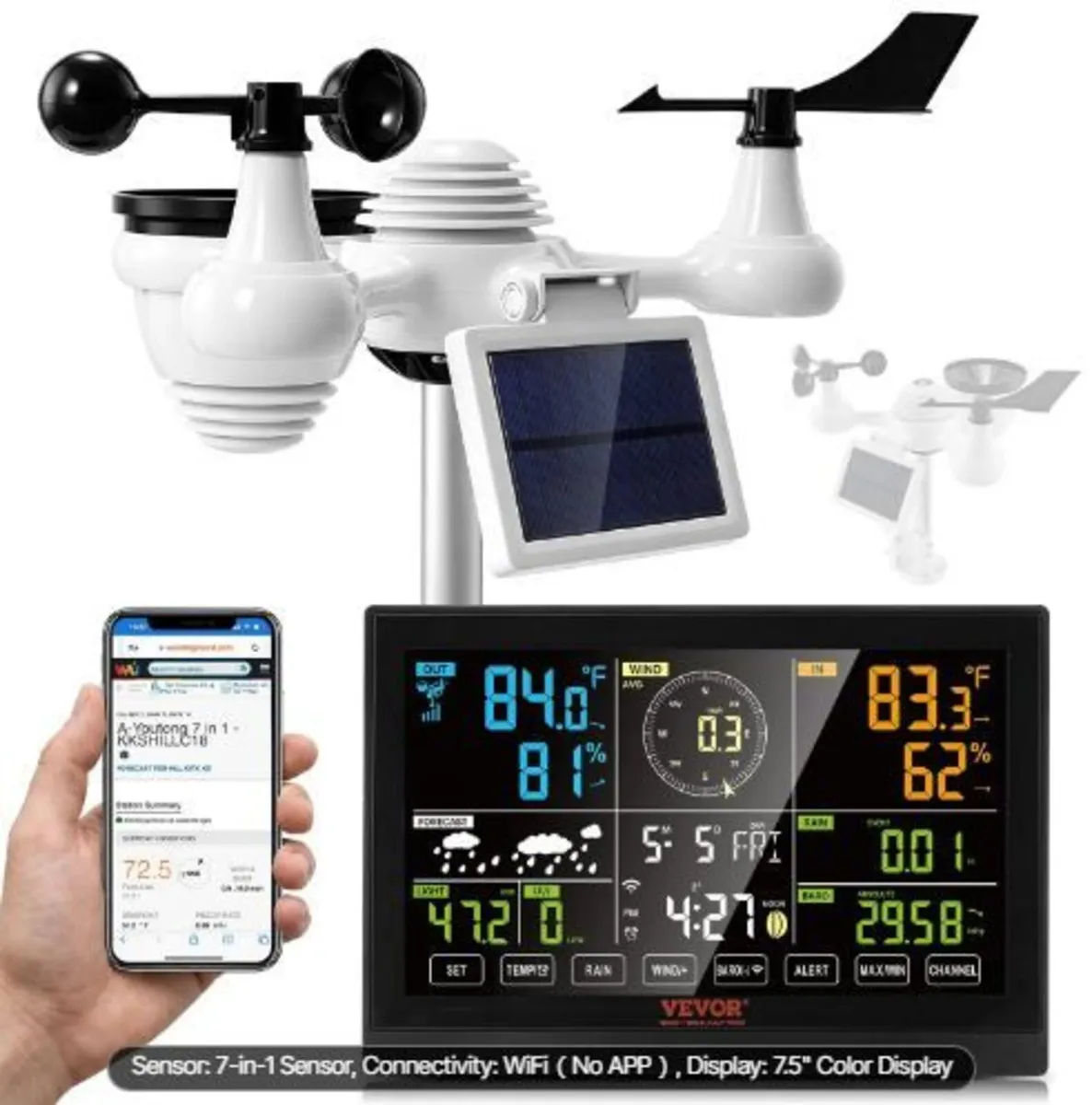 7-in-1 Wi-Fi Weather Station - Image 4
