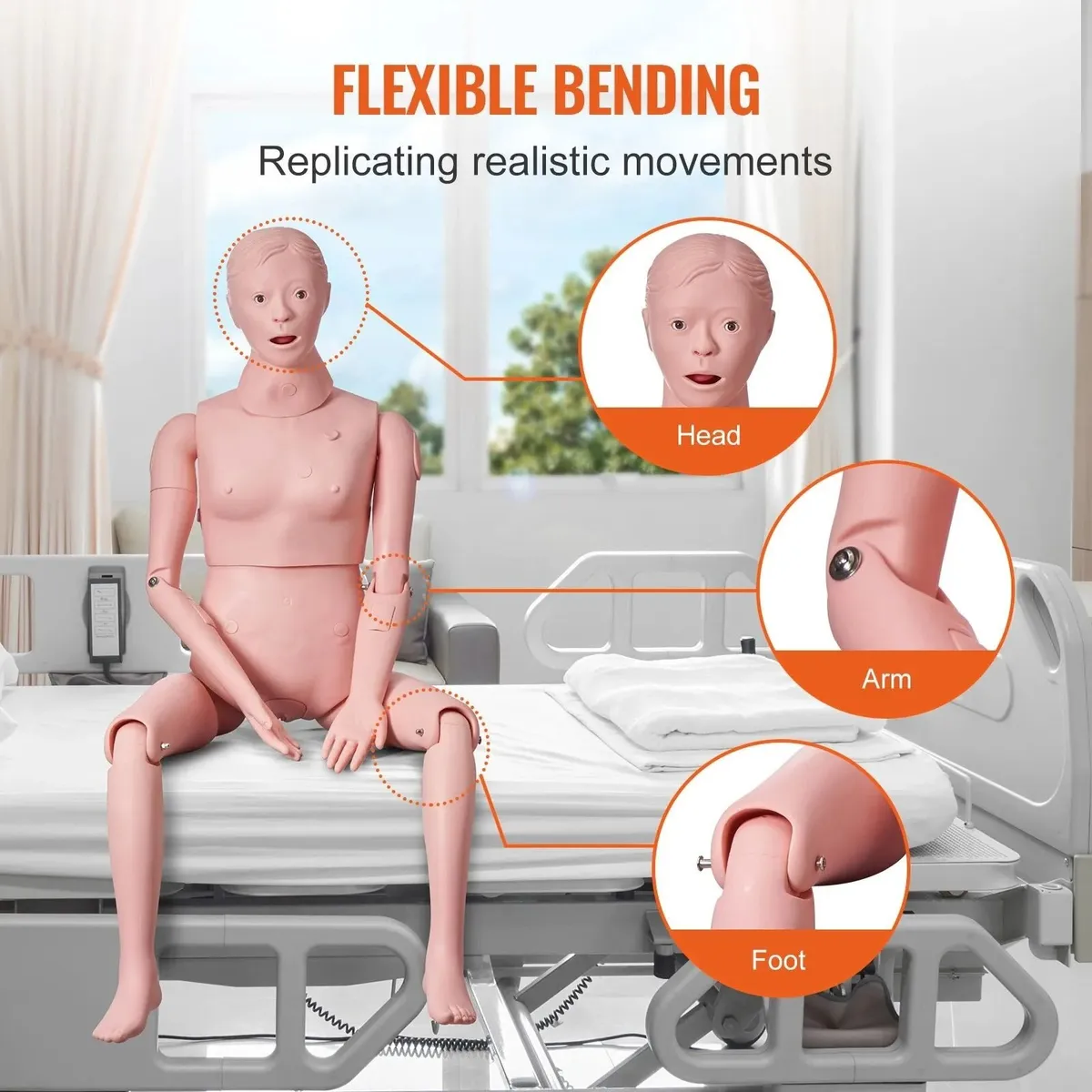 Nursing Manikin Human Body Care Training Model - Image 4