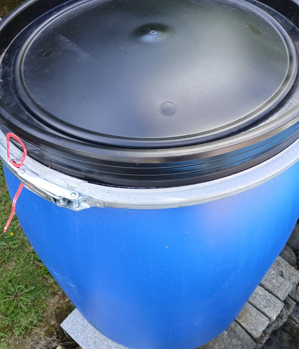 Blue barrels