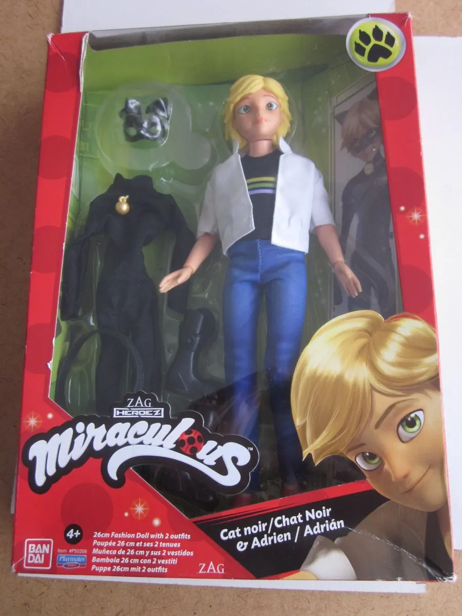 Bandai Miraculous  Chat Noir/Adrien Fashion Doll - Image 1