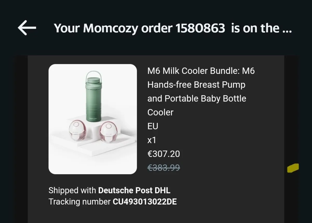 Momcozy M6 Hands-free Breast Pump and Cooler - Image 2
