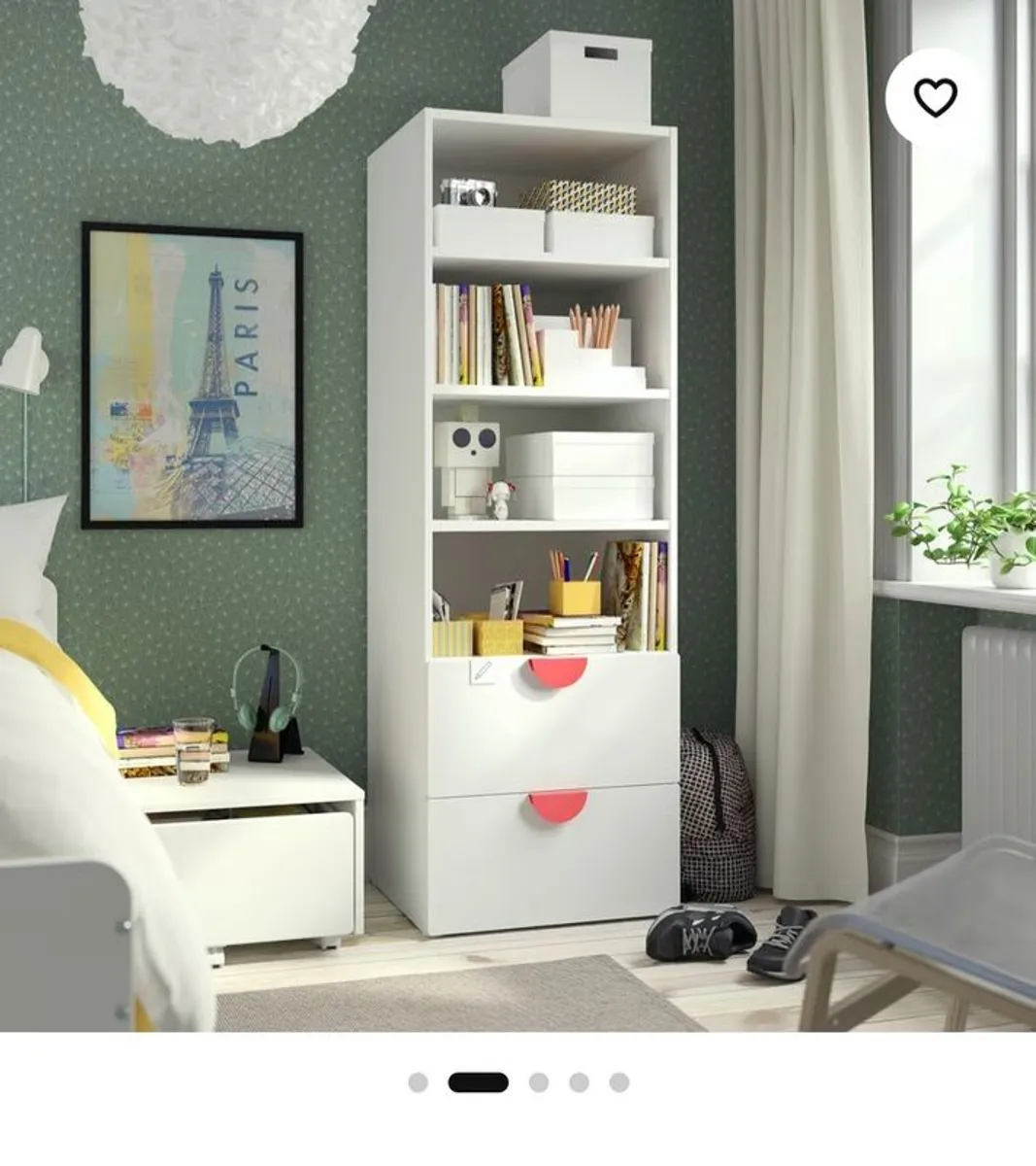Bookcase with 2 drawers - Image 2