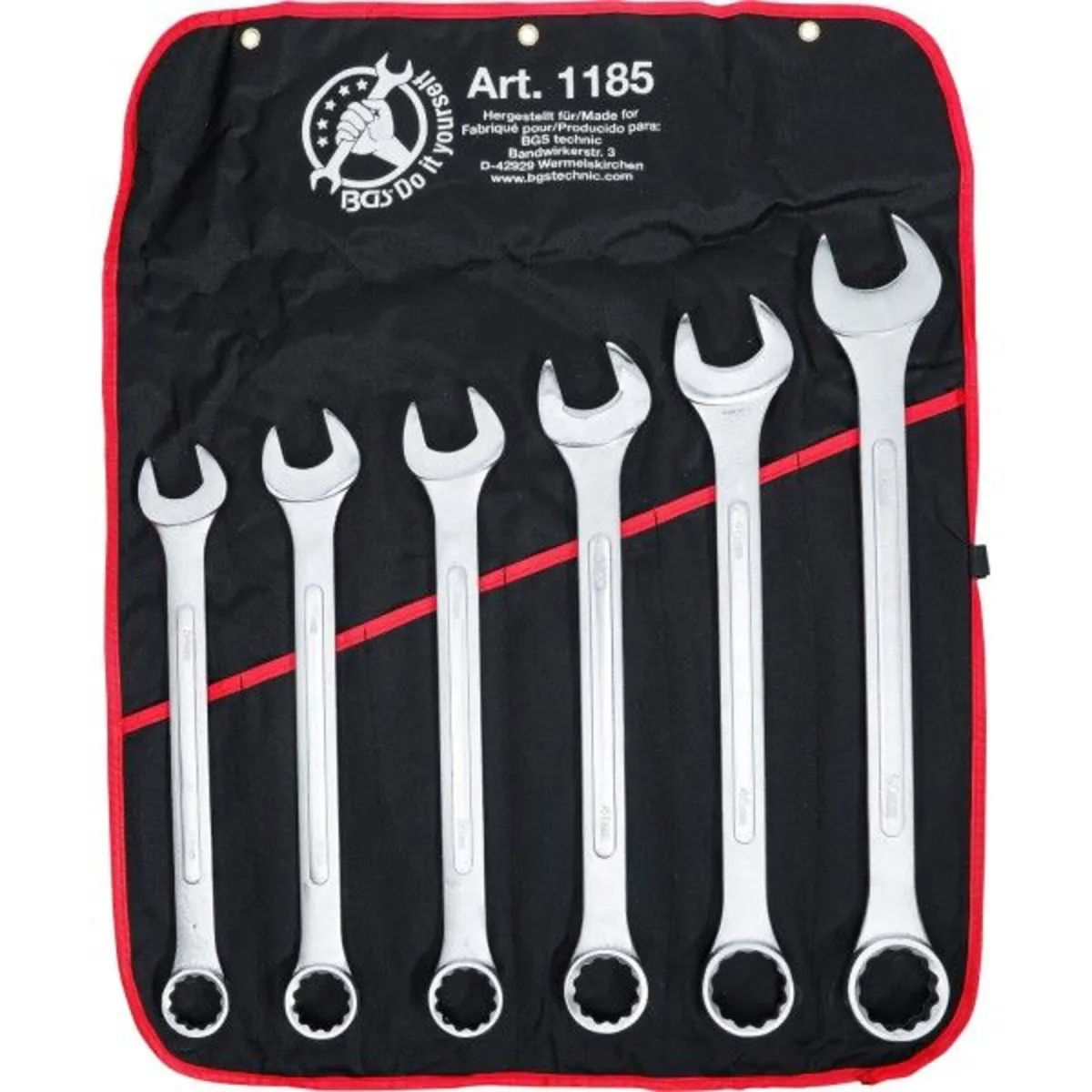 BGS Technic XXL 6pc Jumbo Combination Spanner Set - Image 1